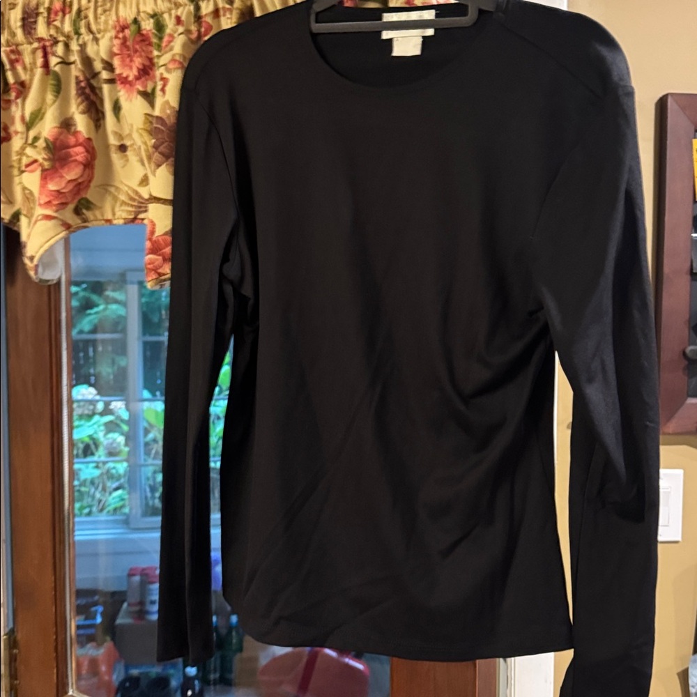 Black Long Sleeve Top